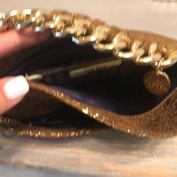 Henri Bendel bronze clutch - Picture 7 of 8